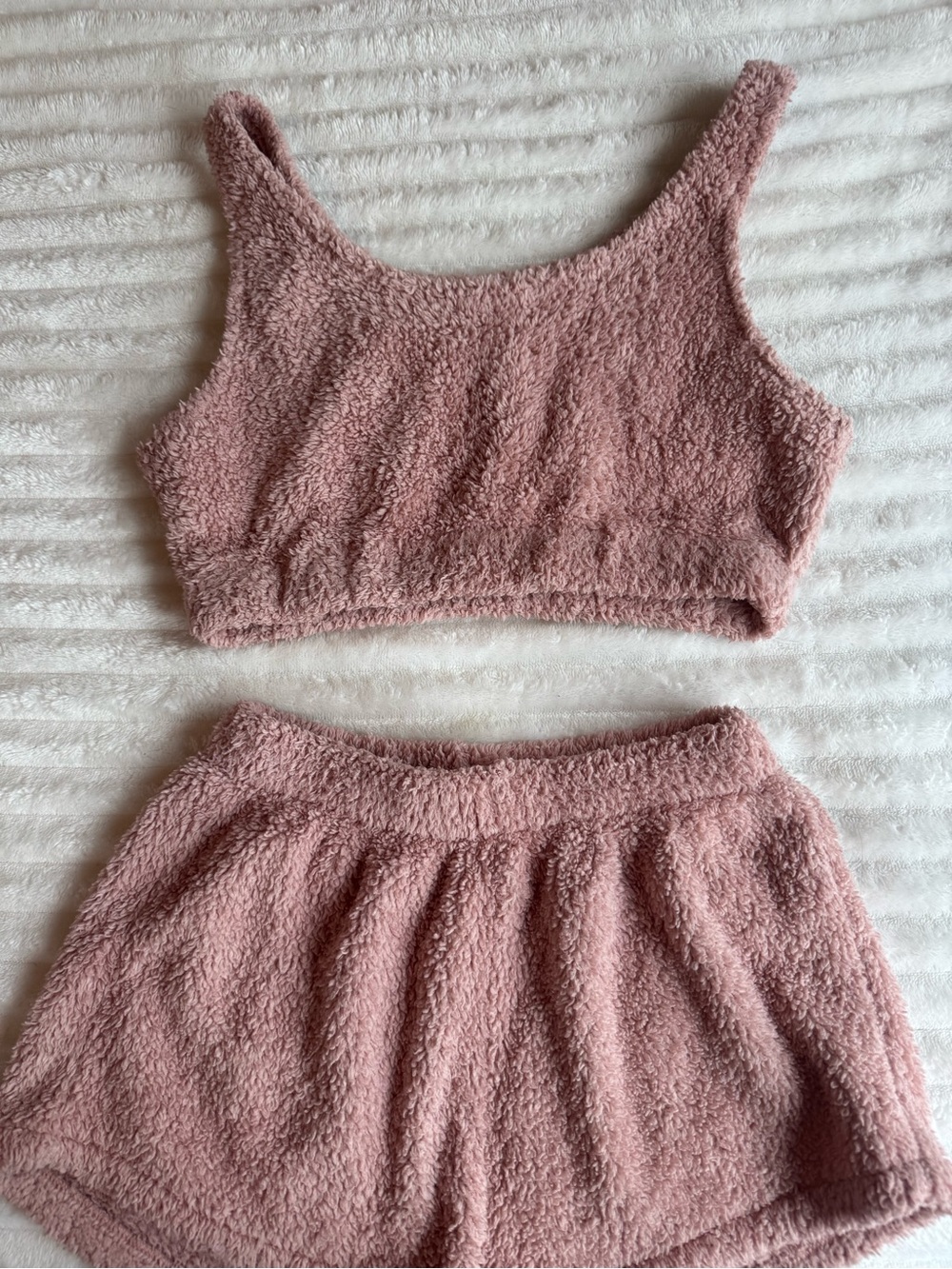 Cozy Pink Two Piece Pajama Set